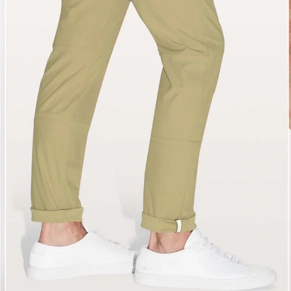 Lululemon Commission Pant Slim 32x30 Warpstreme Tofino Sand Khaki ABC - Picture 5 of 13